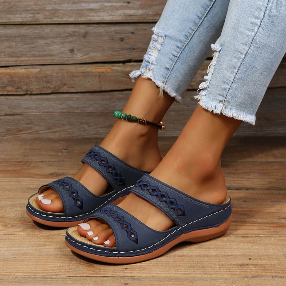 Elena - Cushioned Slip-On Sandal