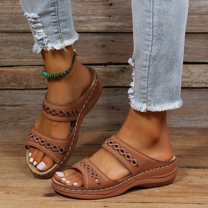 Elena - Cushioned Slip-On Sandal