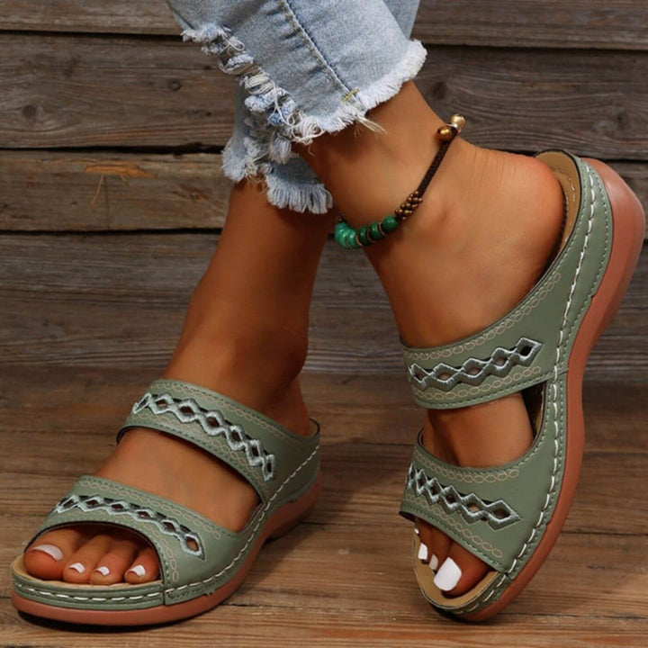 Elena - Cushioned Slip-On Sandal