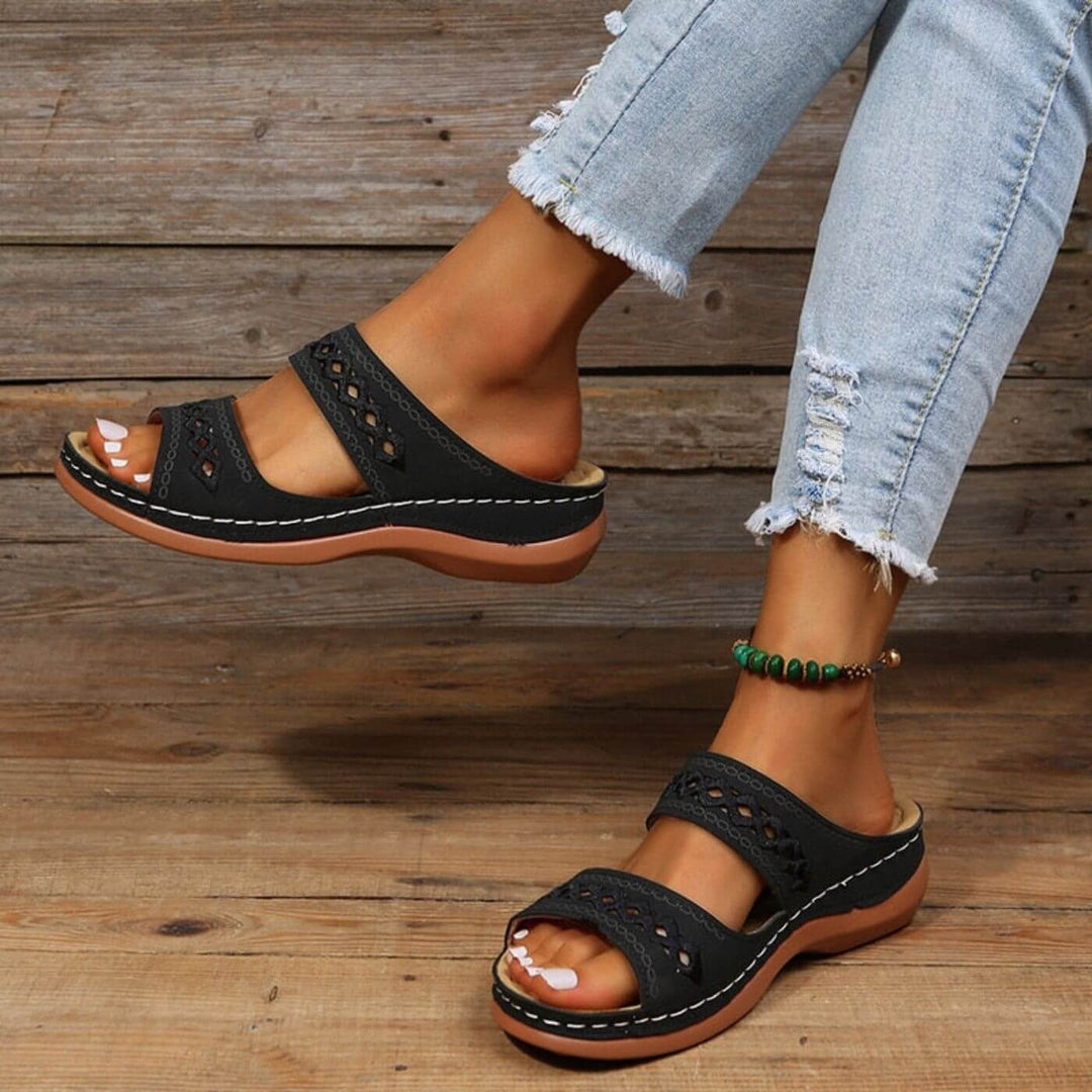 Elena - Cushioned Slip-On Sandal