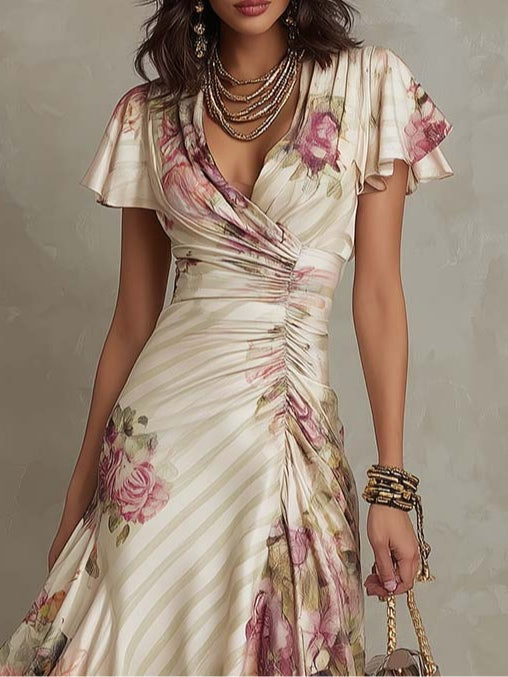 Kimberly - Flowing Satin Dress
