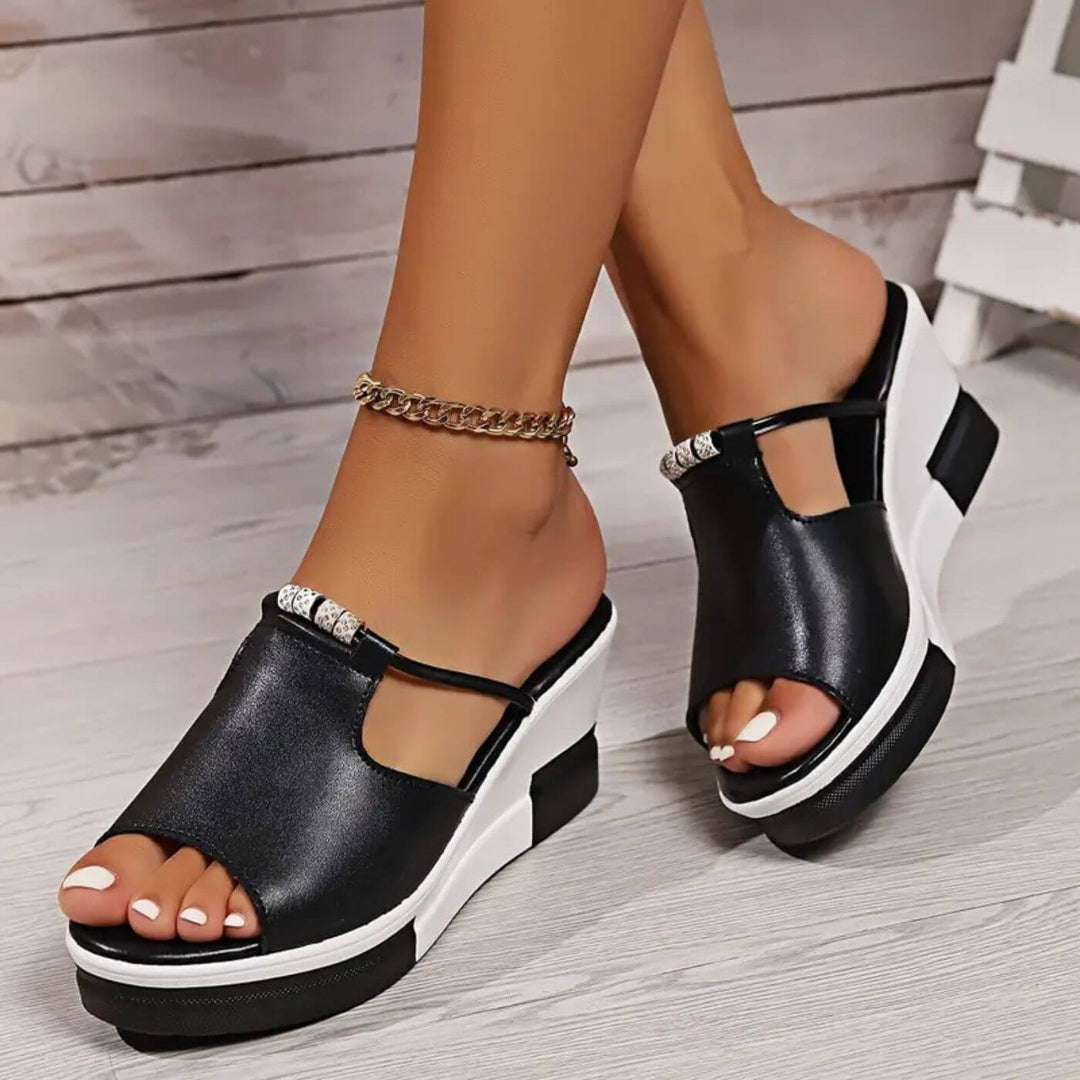 Monica - Elegant Wedge Sandals