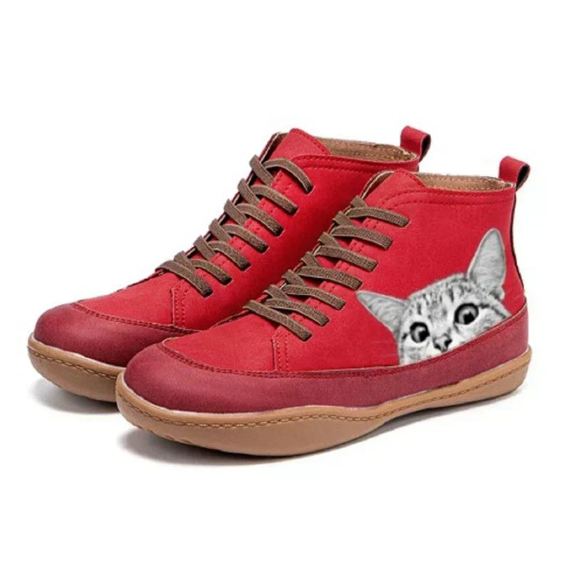 Xabrina - Chic High-Top Sneakers