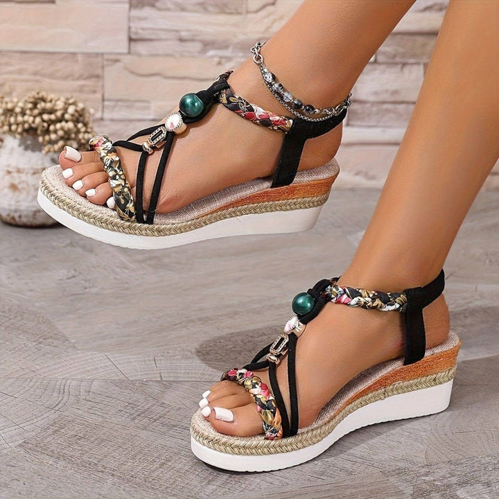 Harper - Vibrant Wedge Sandals