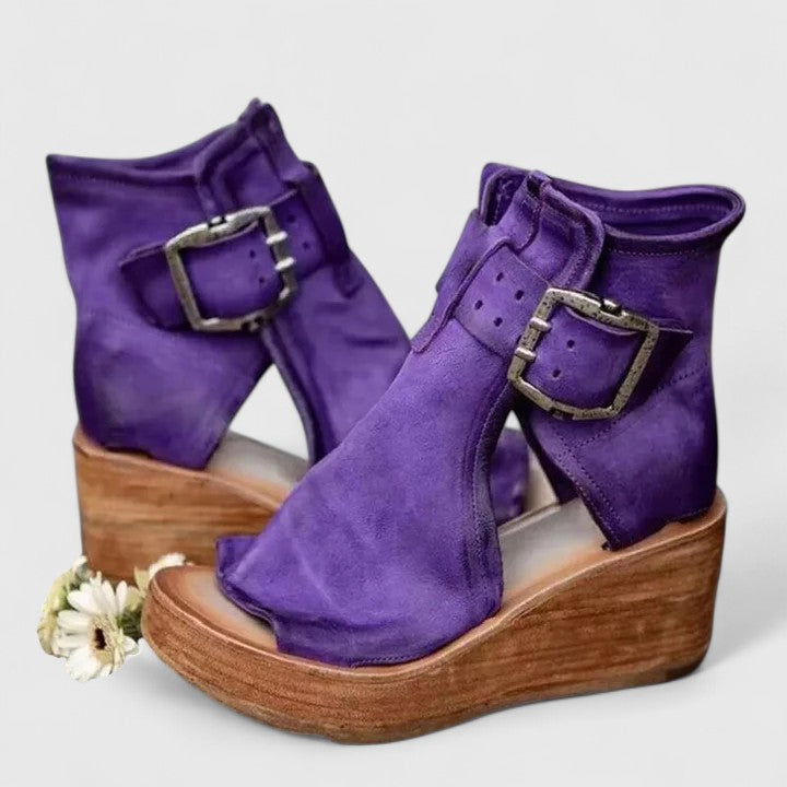 Adrienne - Stylish Wedge Sandals