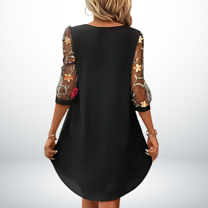 Veda - Elegant Floral Dress