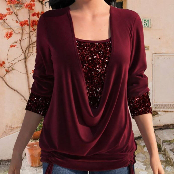 Juliet - Glimmering Silk Blouse