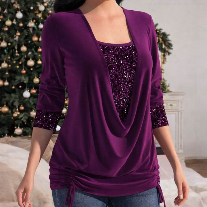 Juliet - Glimmering Silk Blouse