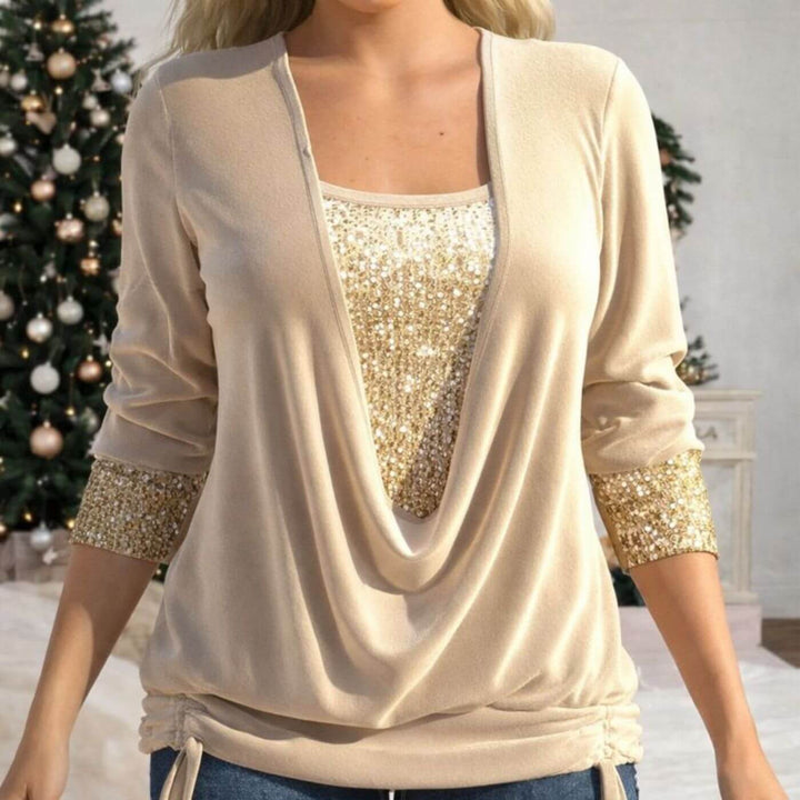 Juliet - Glimmering Silk Blouse