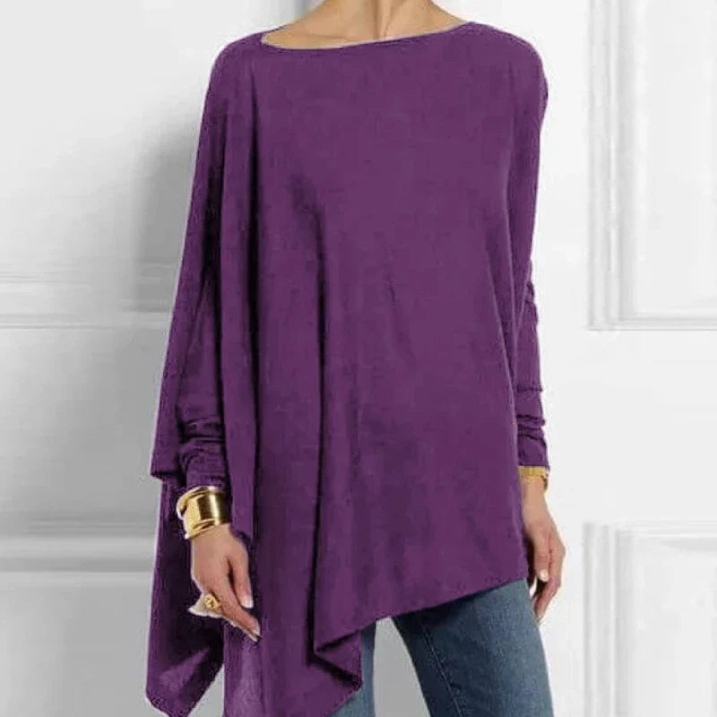 Layla - Luxurious Draped Blouse