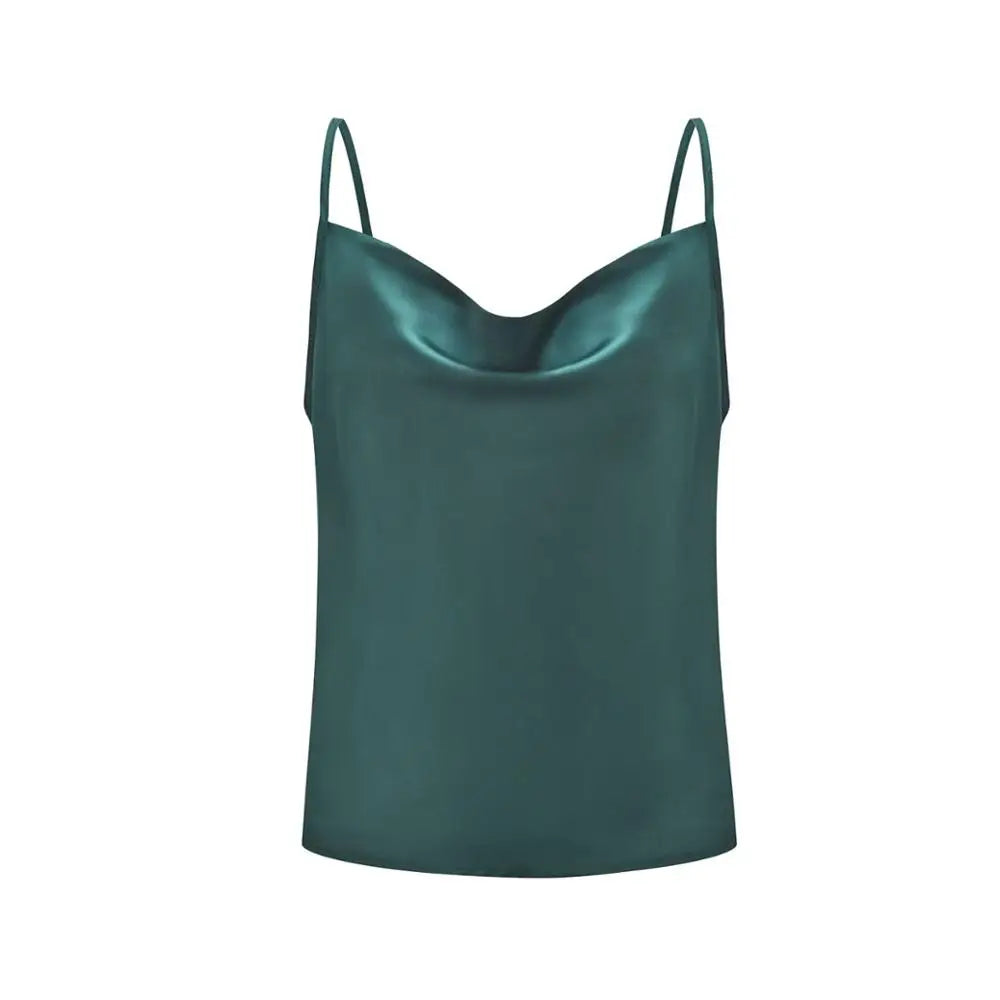 Ireland - Sleek Satin Blouse