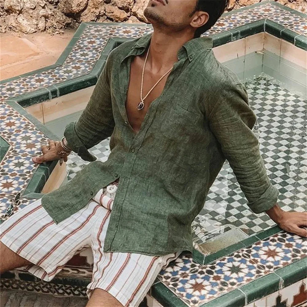 Gustav - Breezy Linen Shirt