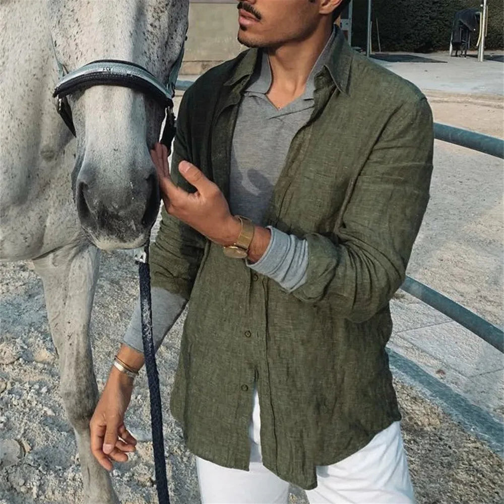 Gustav - Breezy Linen Shirt