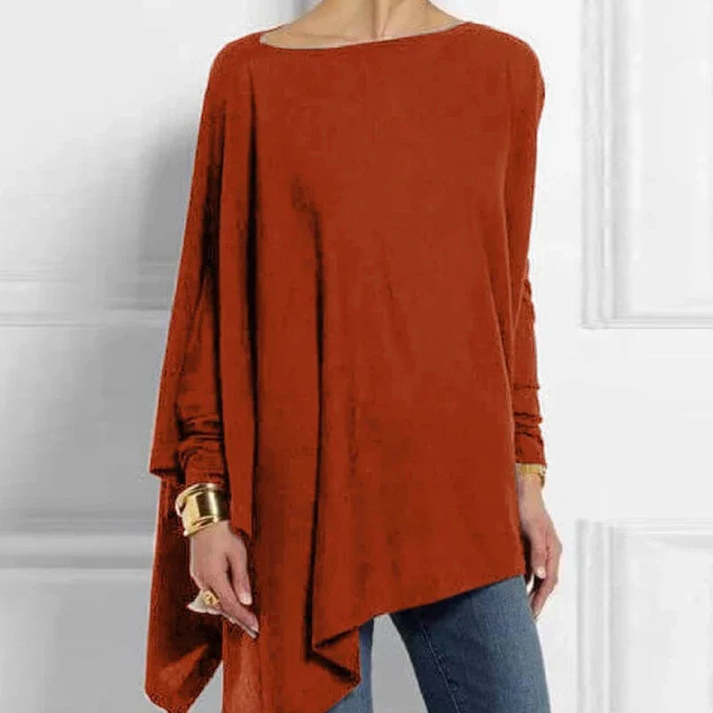 Layla - Luxurious Draped Blouse
