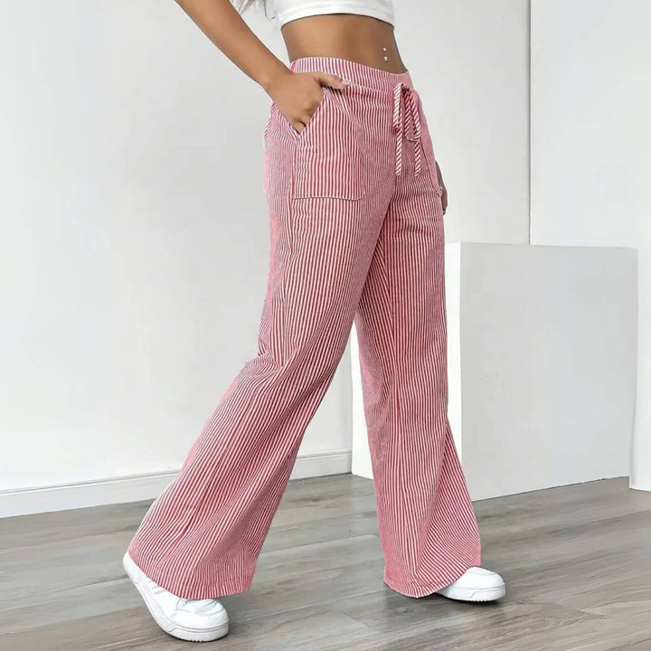 Whitney - Relaxed Striped Pants