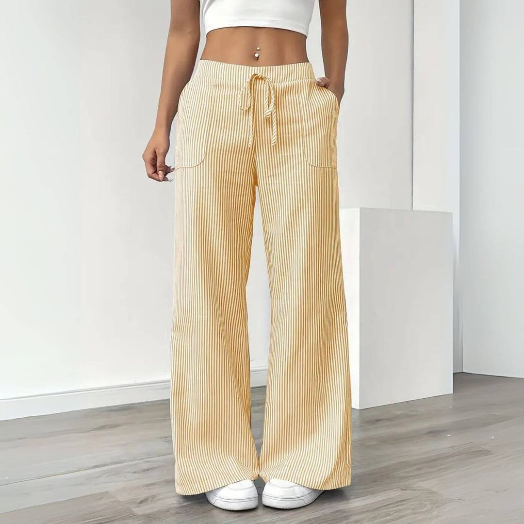 Whitney - Relaxed Striped Pants