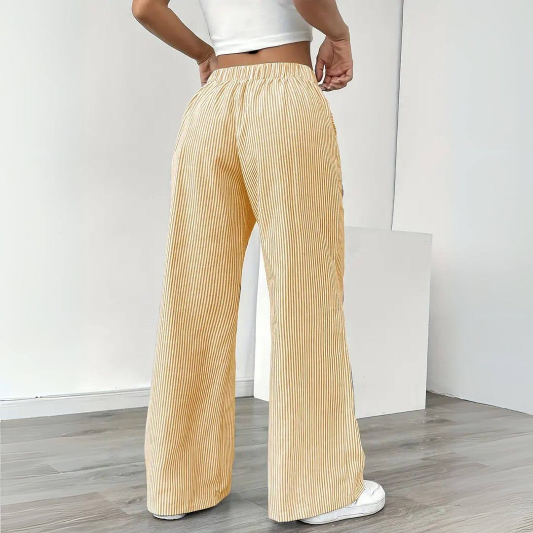 Whitney - Relaxed Striped Pants