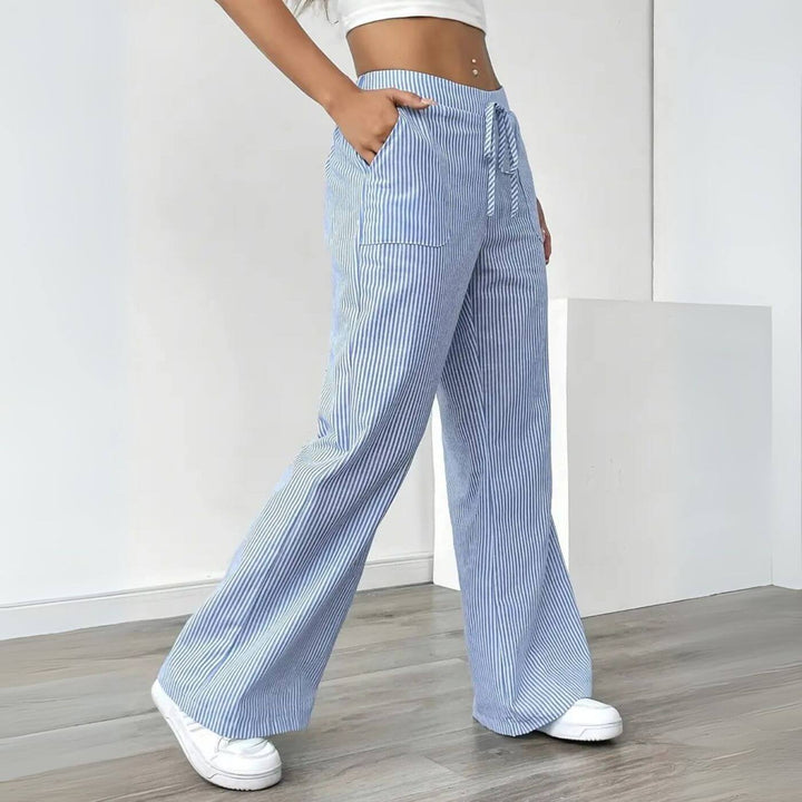 Whitney - Relaxed Striped Pants
