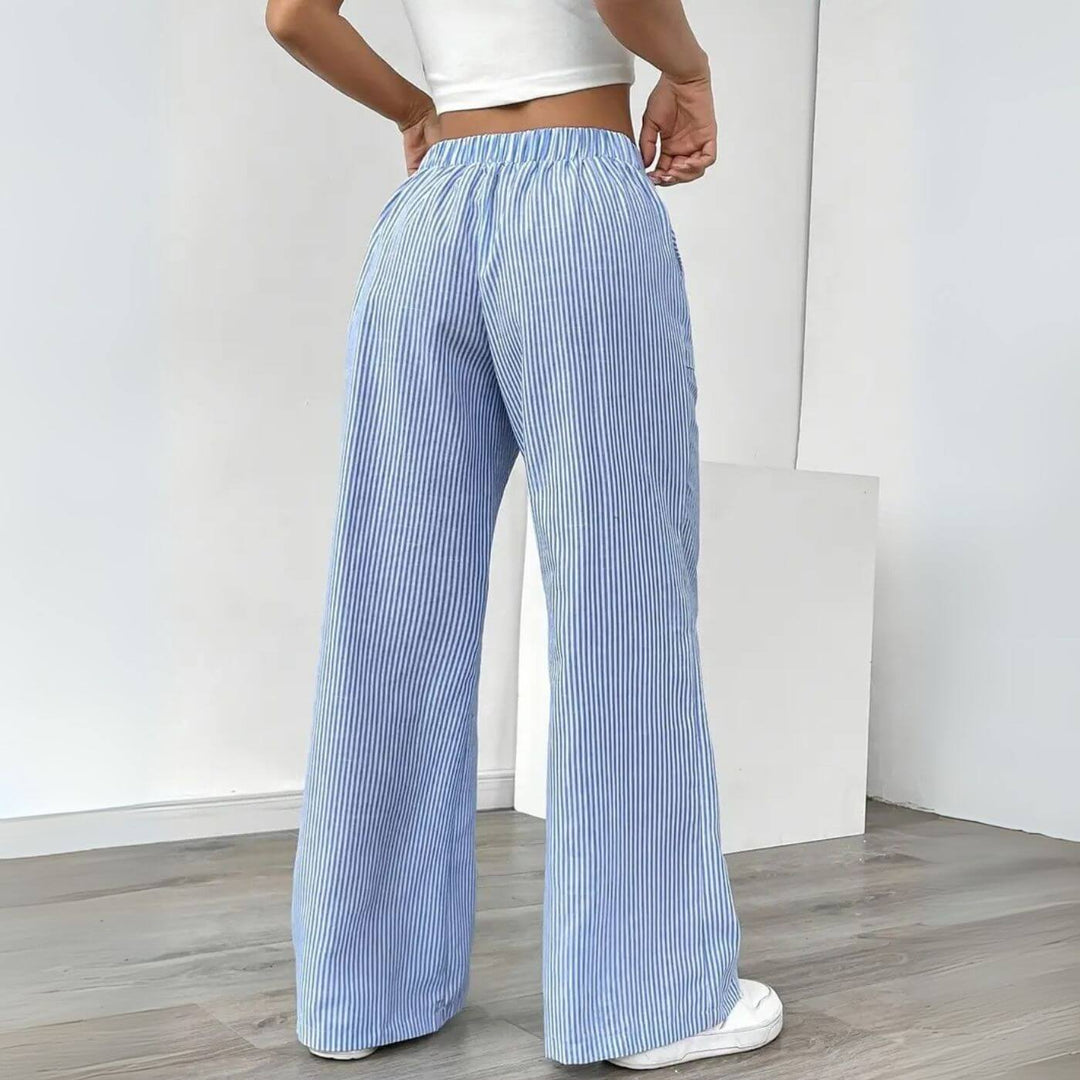 Whitney - Relaxed Striped Pants