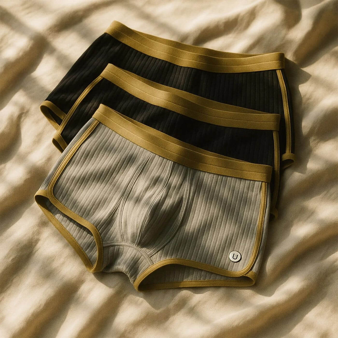Lucas - Sleek Ribbed Boxer Set