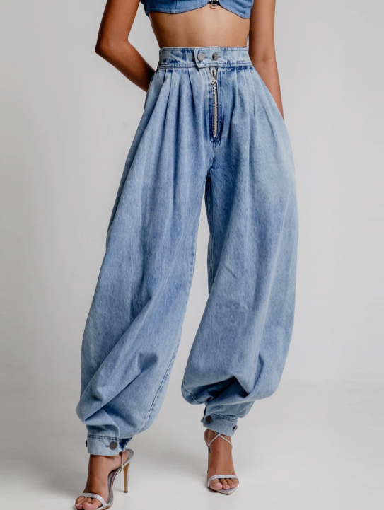 Gillian - Chic Canvas Jeans