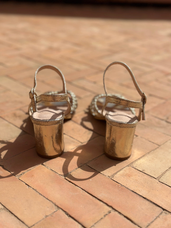 Piper - Luxe Metallic Sandals