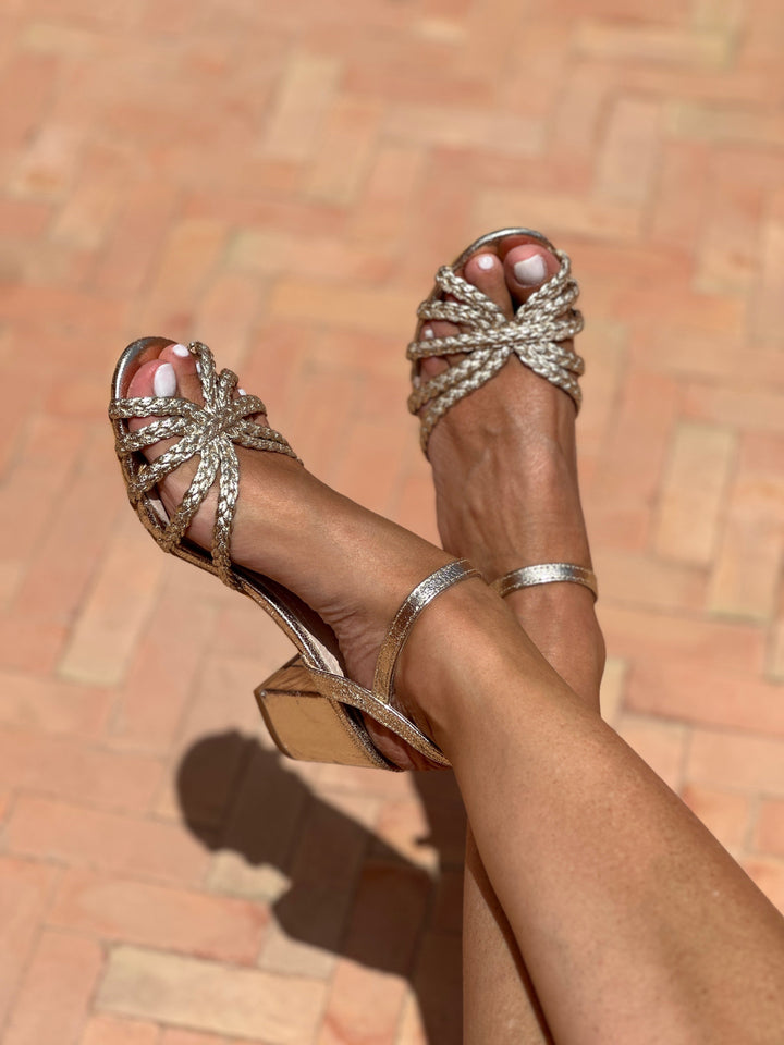 Piper - Luxe Metallic Sandals