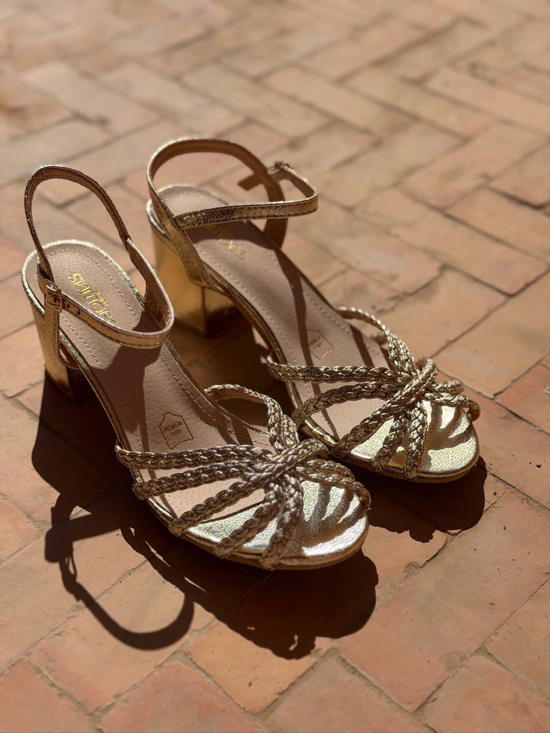 Piper - Luxe Metallic Sandals