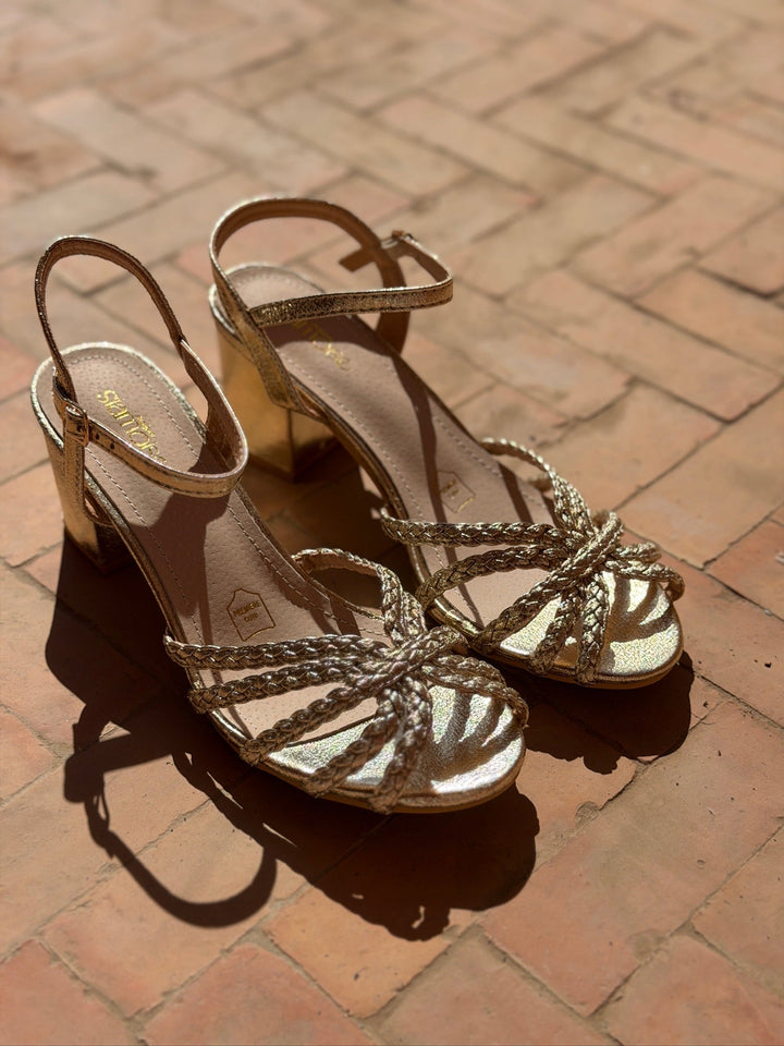 Piper - Luxe Metallic Sandals
