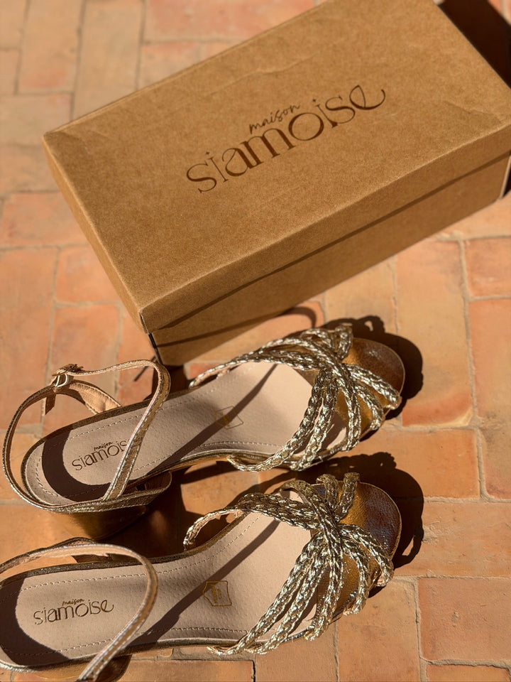 Piper - Luxe Metallic Sandals