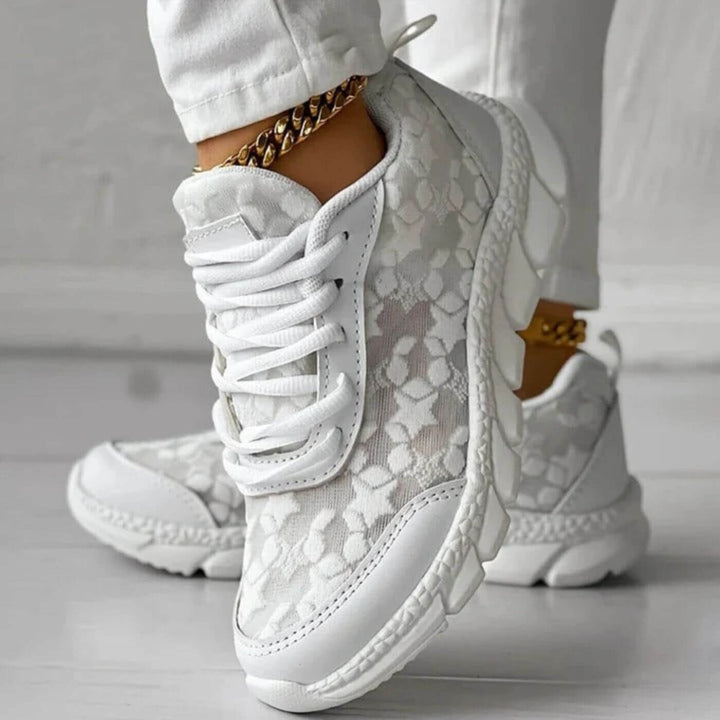 Hailey - Padded Floral Sneakers