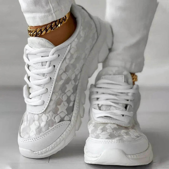 Hailey - Padded Floral Sneakers