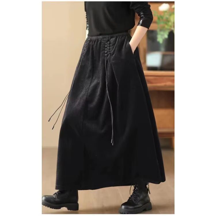 Candice - Cozy Corded Skirt