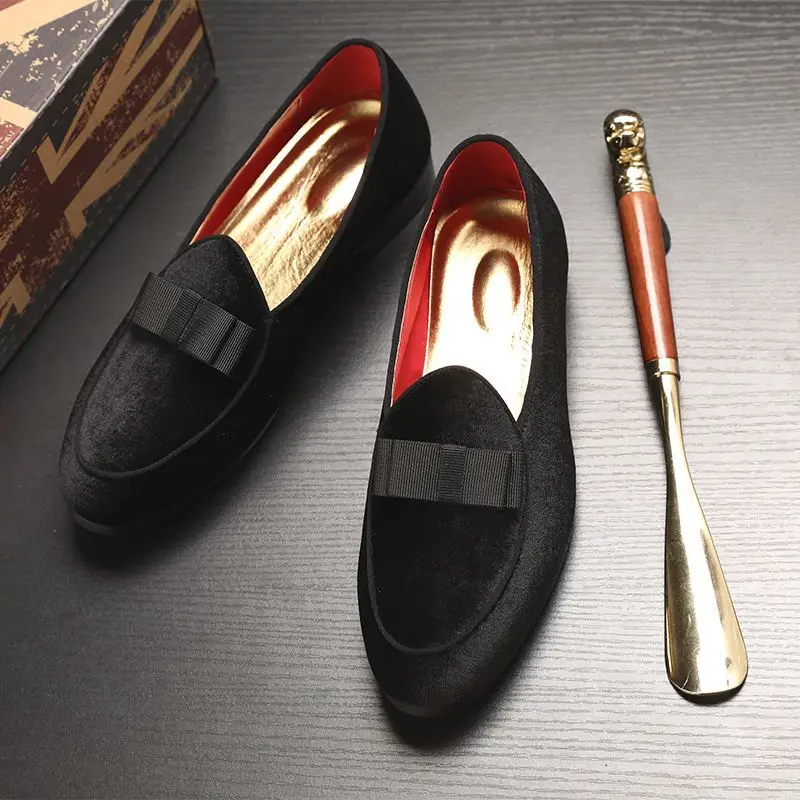 Benson - Plush Velvet Loafers