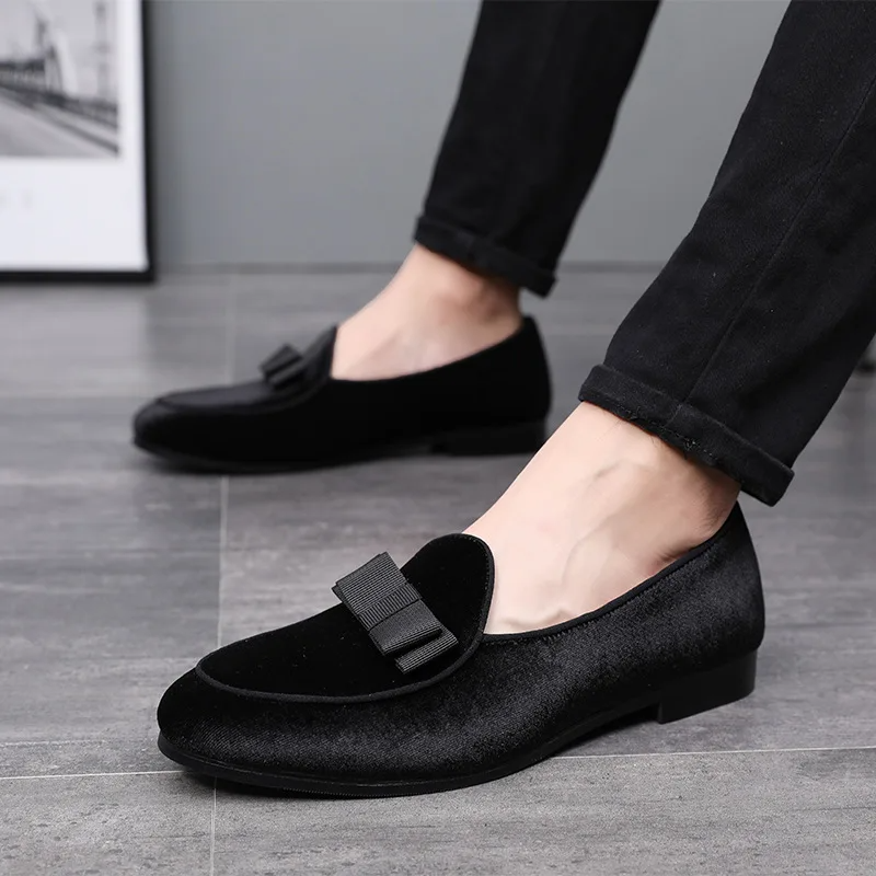 Benson - Plush Velvet Loafers