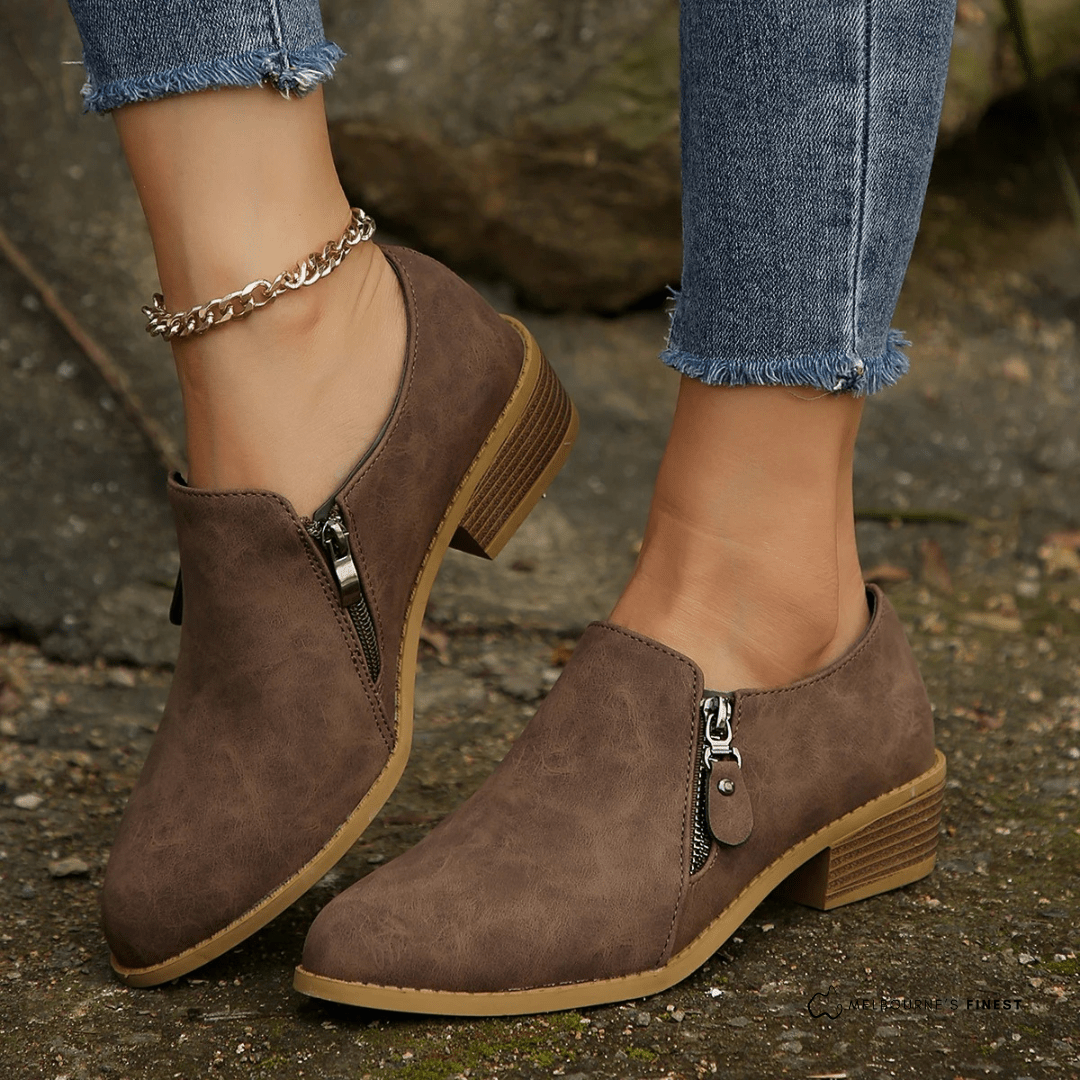 Henrietta - Soft Suede Ankle Boots