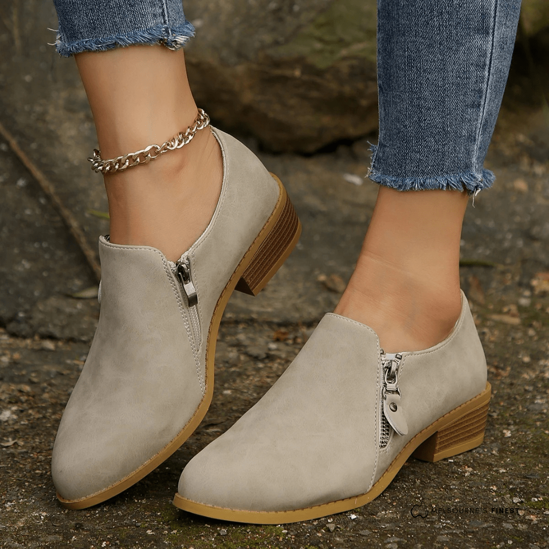 Henrietta - Soft Suede Ankle Boots
