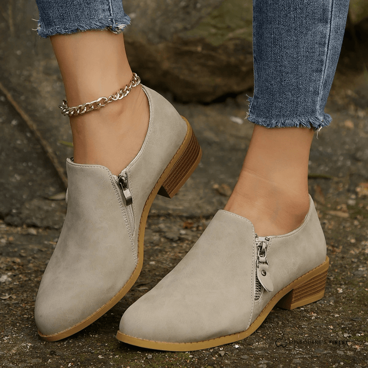 Henrietta - Soft Suede Ankle Boots
