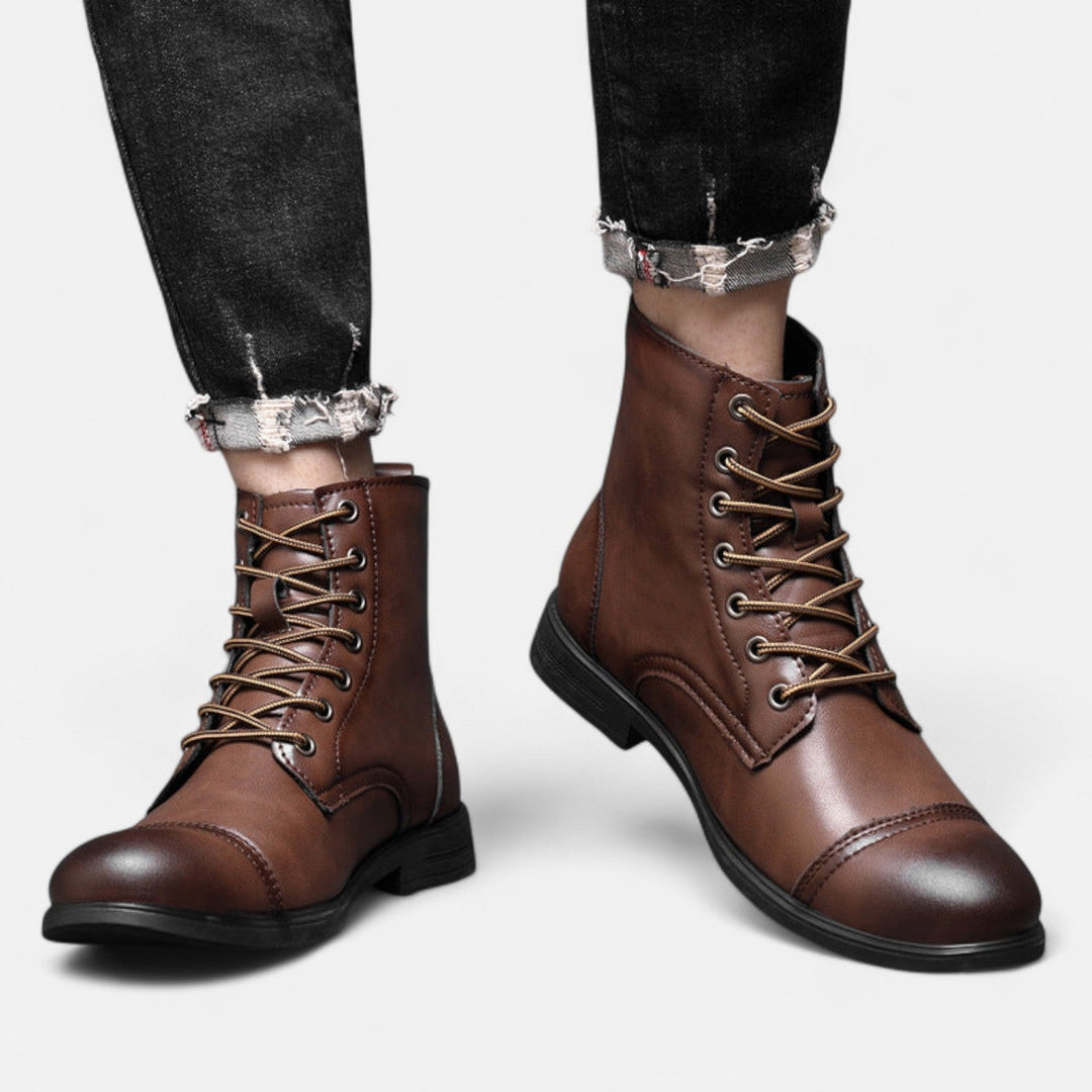 Alaric - Luxe Leather Boots