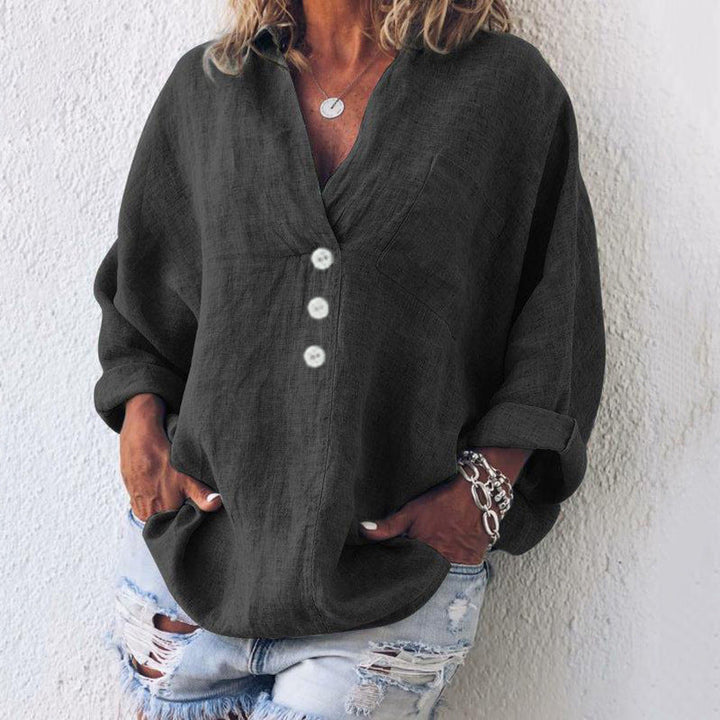 Zinnia - Soft Linen Blouse