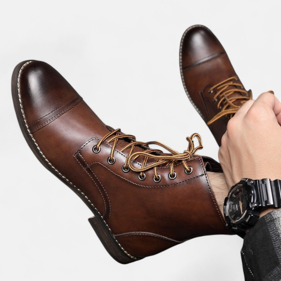 Alaric - Luxe Leather Boots