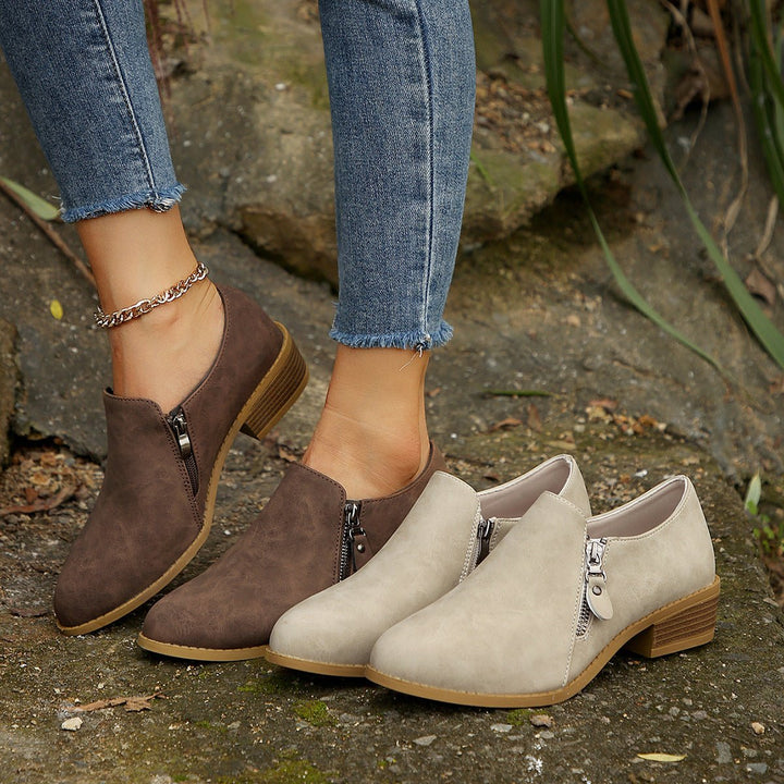 Henrietta - Soft Suede Ankle Boots