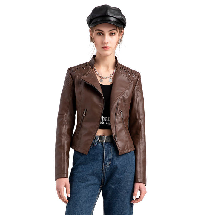 Raven - Edgy Satin Jacket