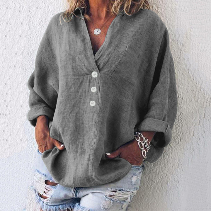 Zinnia - Soft Linen Blouse