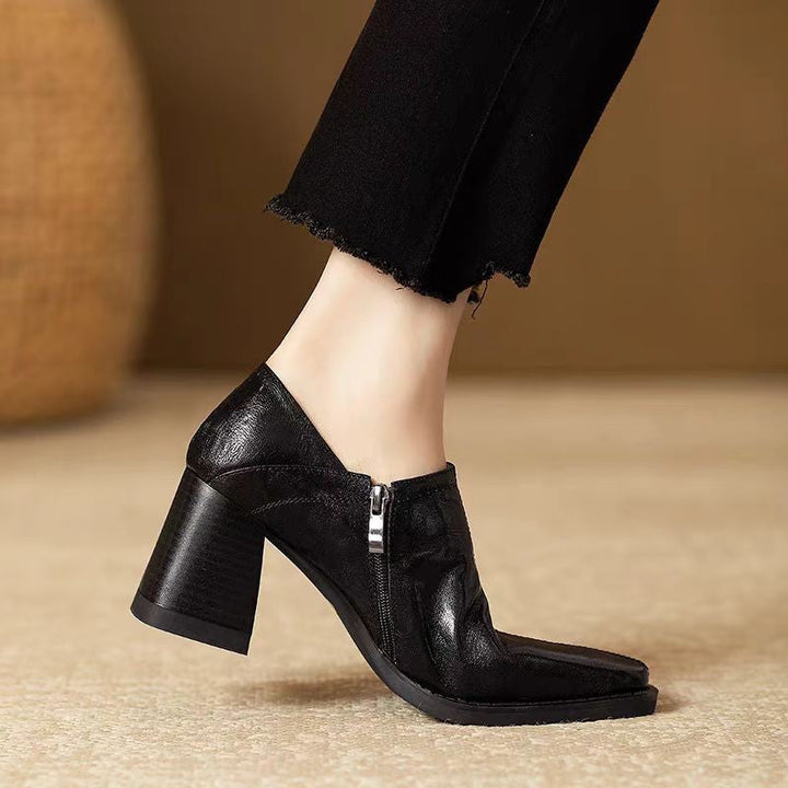 Rebecca - Polished Leather Boots