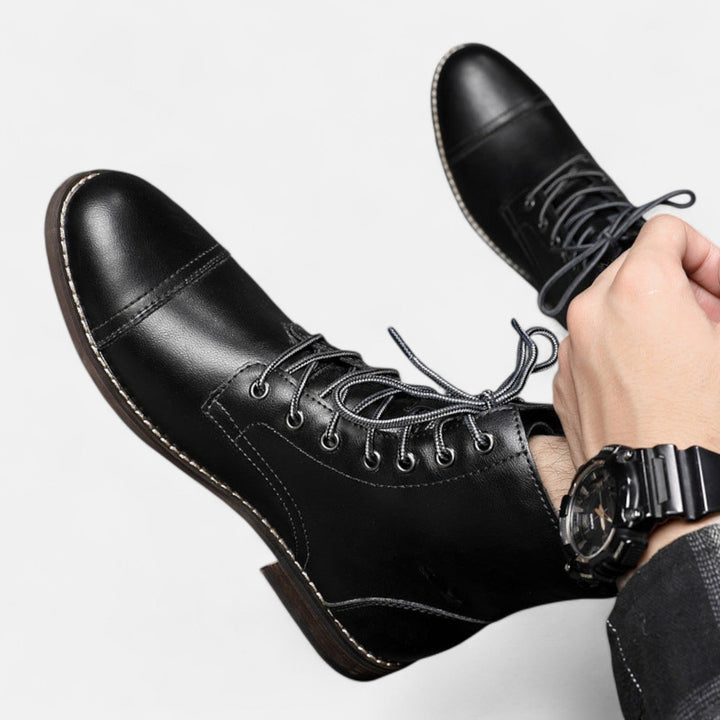 Alaric - Luxe Leather Boots
