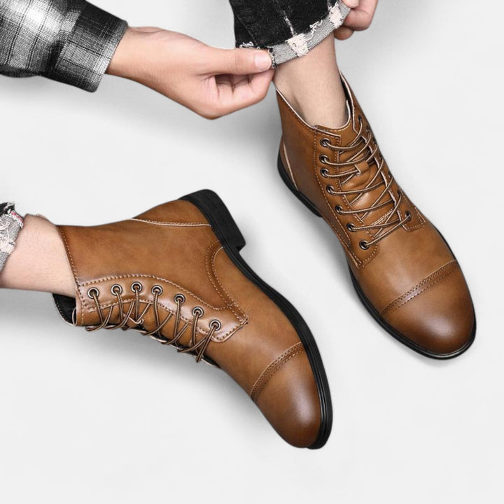 Alaric - Luxe Leather Boots