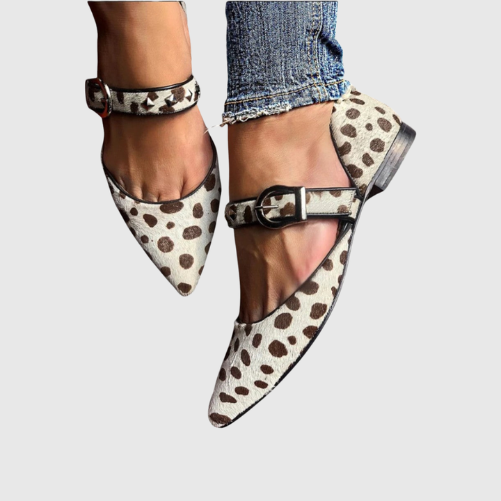 Gabriella - Chic Animal Print Sandals