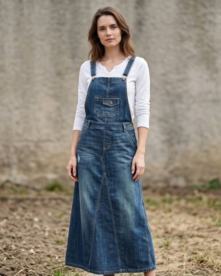 Raven - Relaxed Denim Jumpsuit