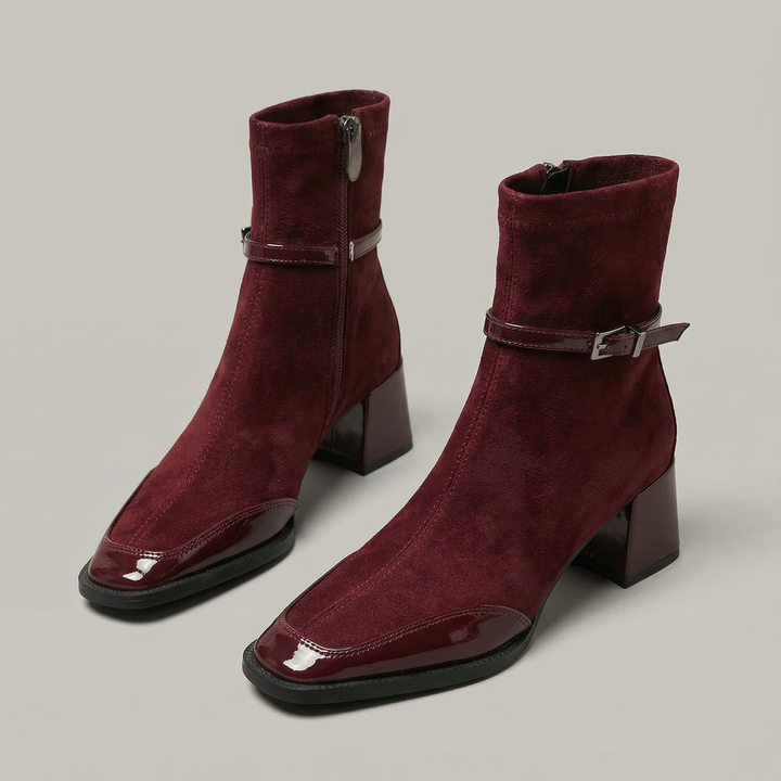 Ariana - Soft Suede Ankle Boots